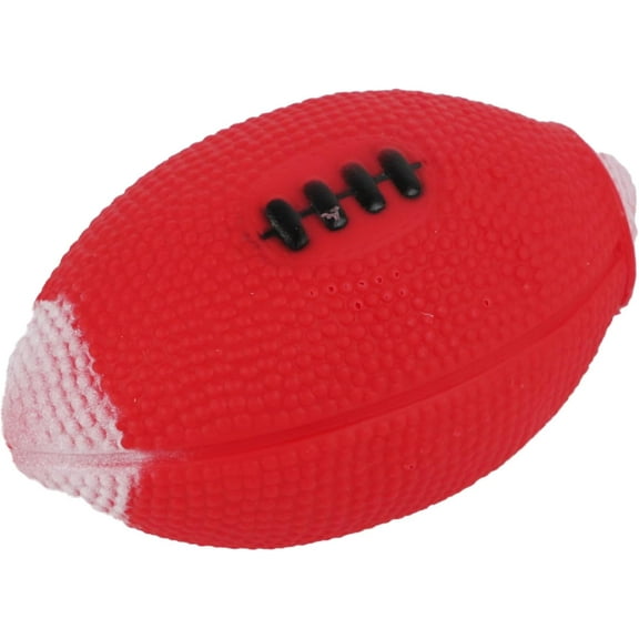 Molly & Mo Squeaky Dog Chew Toy Set with Baseball, Football and Shoe Shapes (Football)