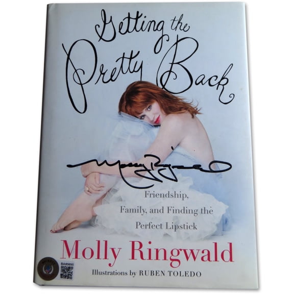 Molly Ringwald Signed Autographed Hardcover Book Getting Pretty Back BAS BA89895