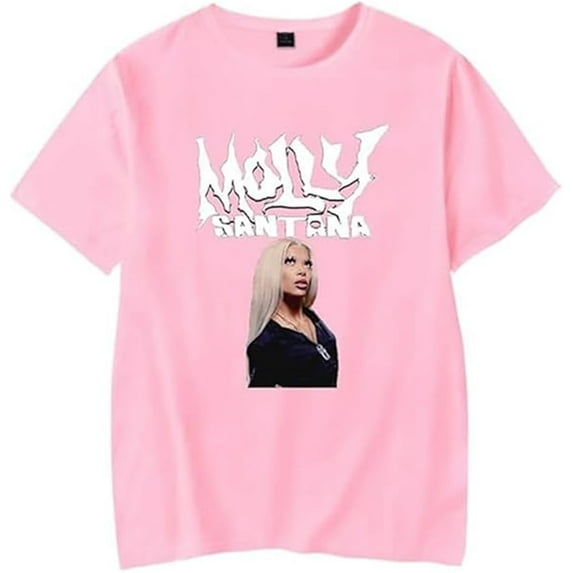 Molly Santana 2025 Merch T-shirt Cool Print Trend Short-sleeved Men And Women Casual Tops