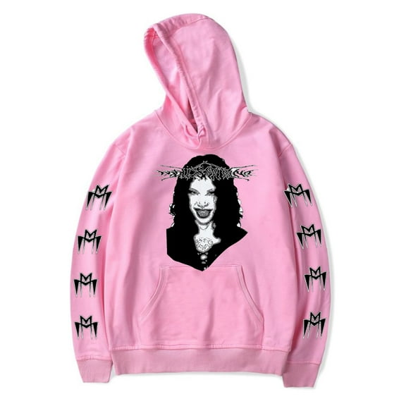 Molly Santana FACE Hoodies Merch Women Men Long sleeve Fashion Casual Hooded Sweatshirts
