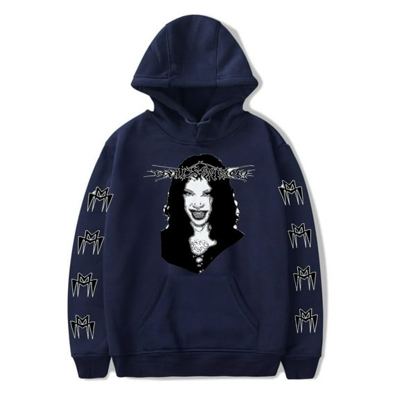 Molly Santana FACE Hoodies Merch Women Men Long sleeve Fashion Casual Hooded Sweatshirts