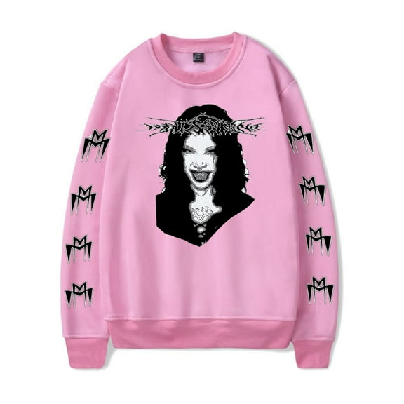 Molly Santana FACE crew neck sweatshirt Merch Long sleeve Fashion Casual Hooded Sweatshirts