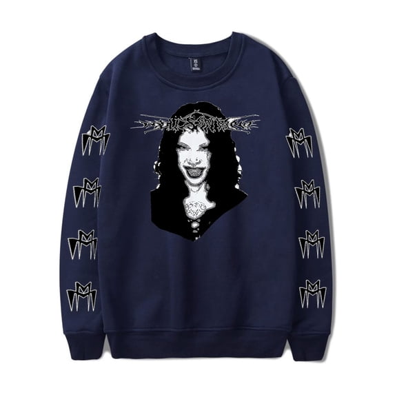 Molly Santana FACE crew neck sweatshirt Merch Long sleeve Fashion Casual Hooded Sweatshirts