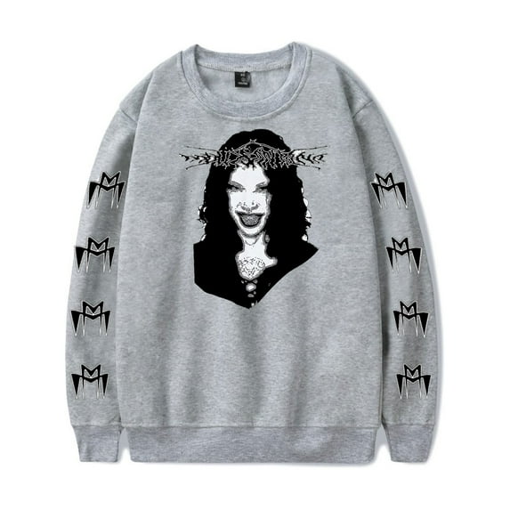 Molly Santana FACE crew neck sweatshirt Merch Long sleeve Fashion Casual Hooded Sweatshirts