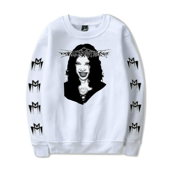 Molly Santana FACE crew neck sweatshirt Merch Long sleeve Fashion Casual Hooded Sweatshirts