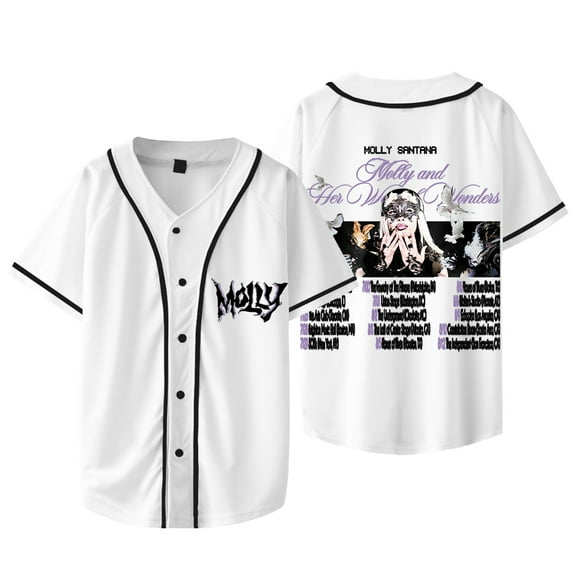 Molly Santana Molly And Her Week Of Wonders Tour Baseball Jacket Tee Unisex Short Sleeve T-shirts