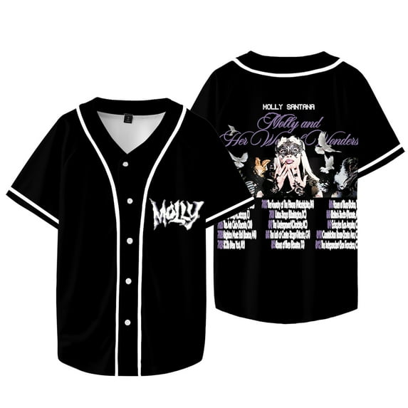 Molly Santana Molly And Her Week Of Wonders Tour Baseball Jacket Tee Unisex Short Sleeve T-shirts