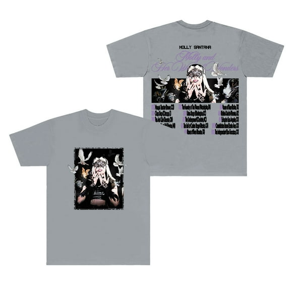 Molly Santana Molly And Her Week Of Wonders Tour T-Shirts Women Men HipHop Short Sleeve Tee