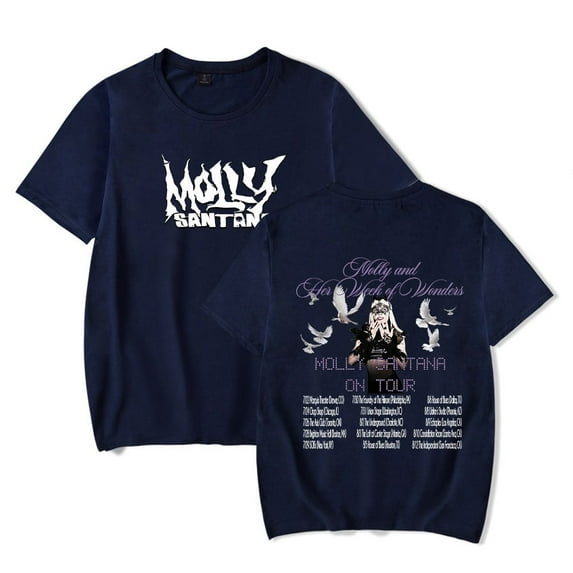 Molly Santana Molly and Her Week of Wonders Tour Merch T-shirts Women Men Cosplay Streetwear Tops