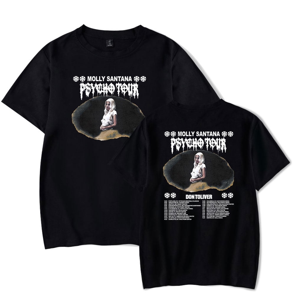 Molly Santana Tshirt Merch For Women/Men Unisex Summer Short Molly Santana Tshirt Merch For Women/Men Unisex Summer Short
