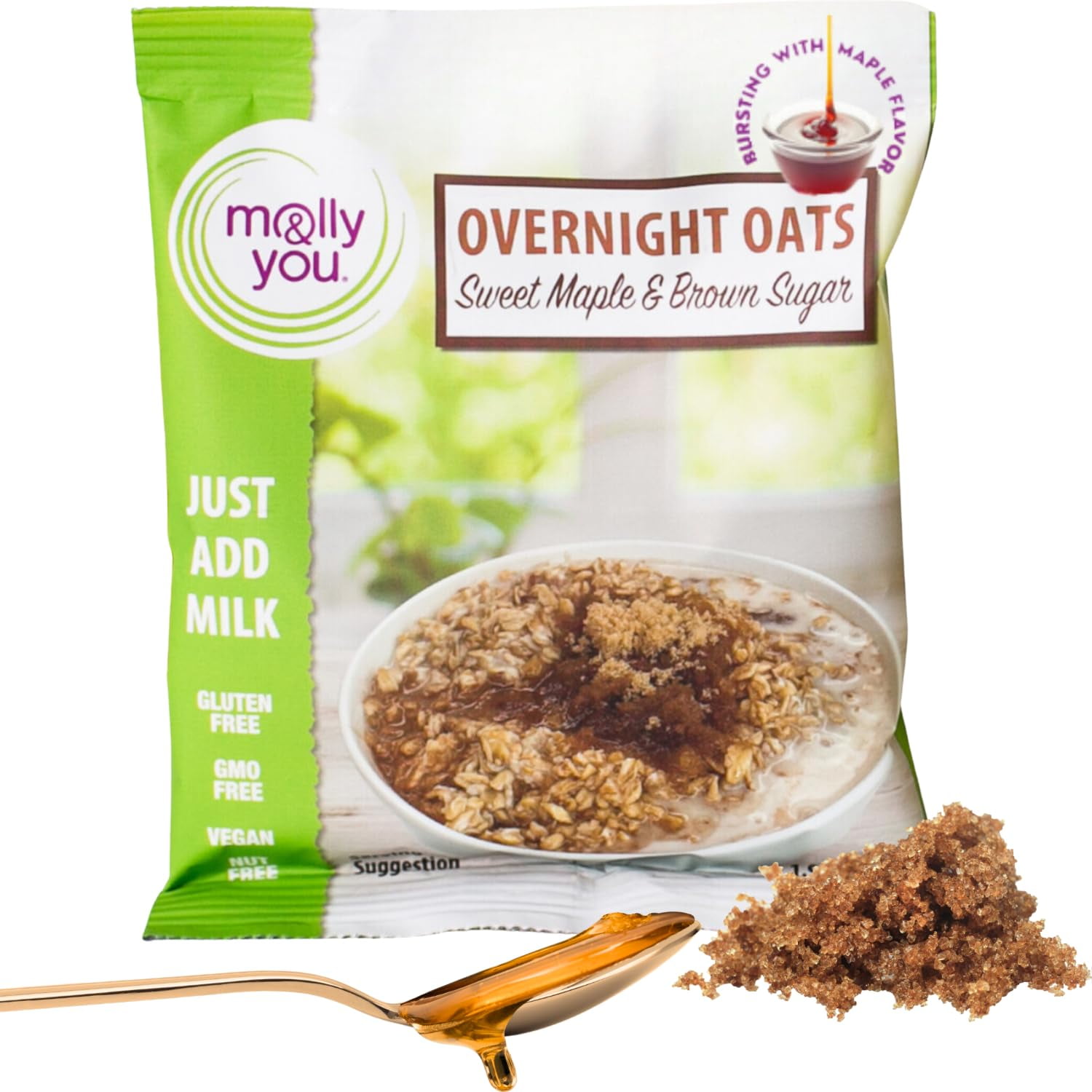Molly & You Maple HHA1 & Brown Sugar Overnight Oats 6) Healthy