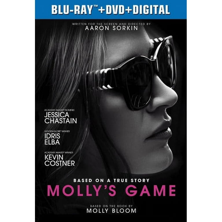  Molly's Game [Blu-ray] : Jessica Chastain, Idris Elba