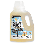 Molly's Suds Baby Liquid Laundry Detergent | Removes Common Baby Stains (Fragrance Free, 100 Loads)