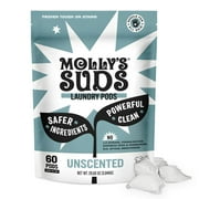 (Pack Of 6) Molly'S Suds Laundry Pods Unscented 60 Ct 29.63 Ounce