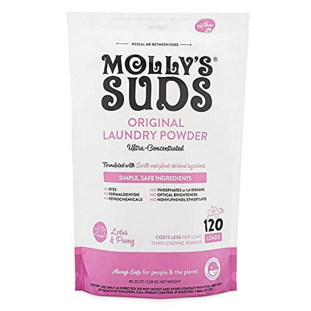 Molly's Suds Original Laundry Detergent Powder Natural Laundry