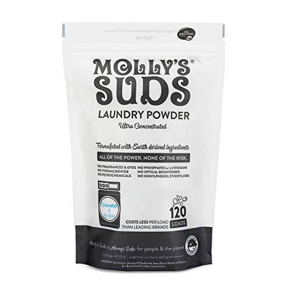 Molly's Suds Fabric Softener Dryer Sheets, Peppermint 120 Sheets