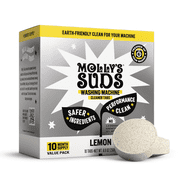 منظف الغسالة Mollys Suds | يزيل الروائح والأوساخ والحمضيات - 10 أقراص