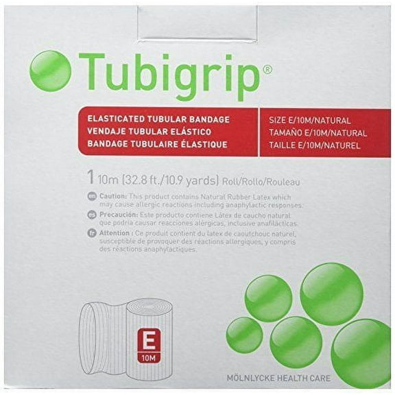 Molnlycke 1434 Tubigrip Tubular Bandage Size E Natural 3½ in. x 10M (Each)