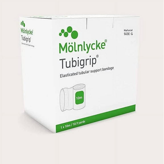 Molnlycke 1439 Tubigrip Tubular Bandage Size G Natural 4 1/2 in. x 10M (Each)