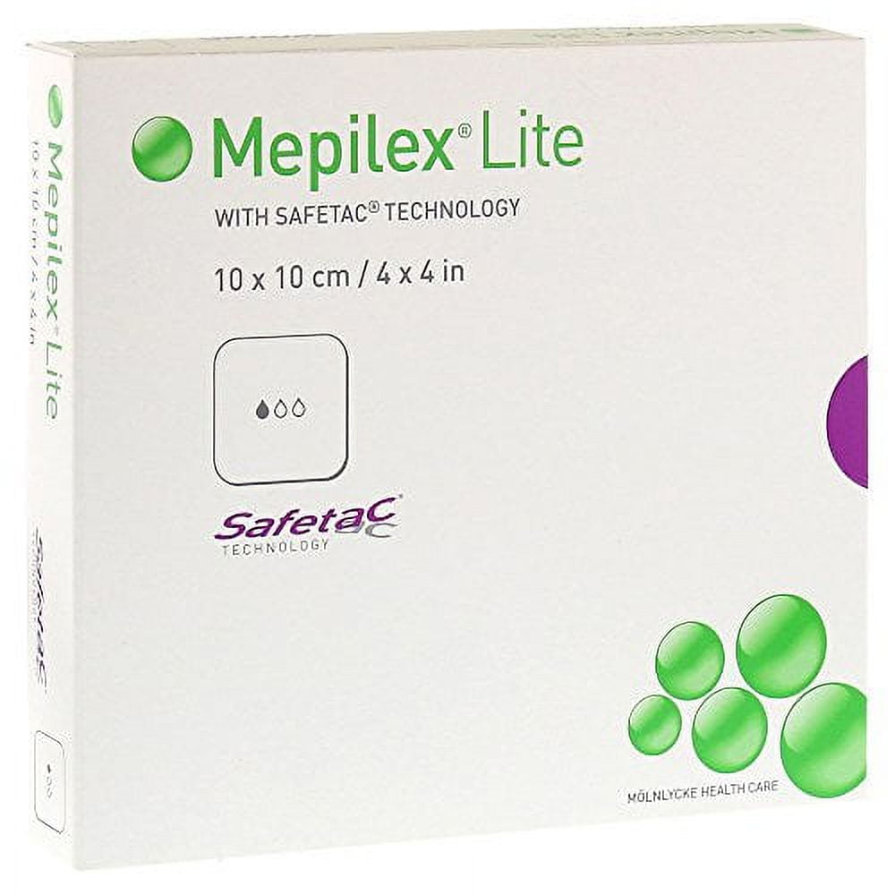 Molnlycke 284100 Mepilex Lite Foam Dressing 4 in. x 4 in