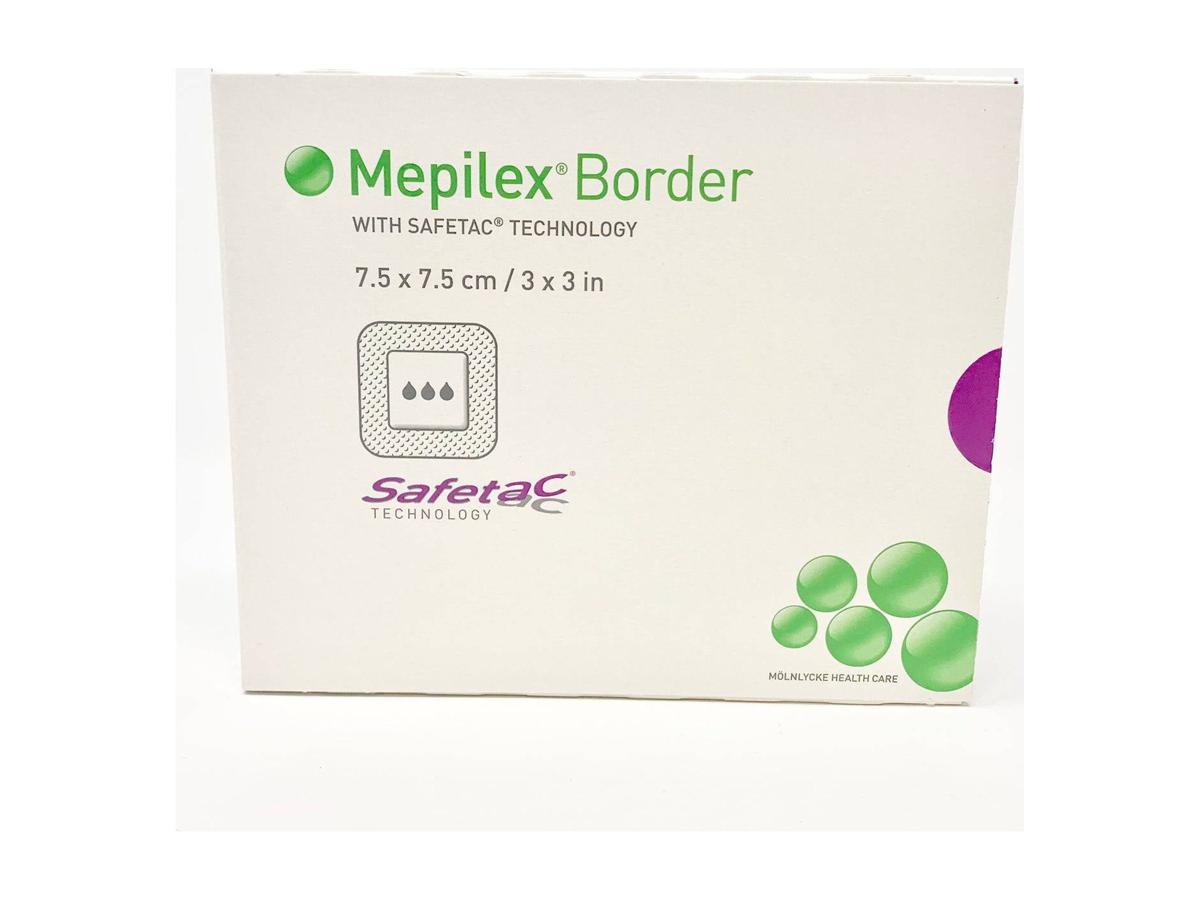 Molnlycke 295200 Mepilex Border | 3 x 3 Inch 5/bx - Walmart.com