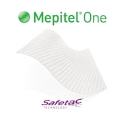 Molnlycke Mepitel Silicone Dressing, 4 X 8 Inch Silicone, White, Each - Model 291099