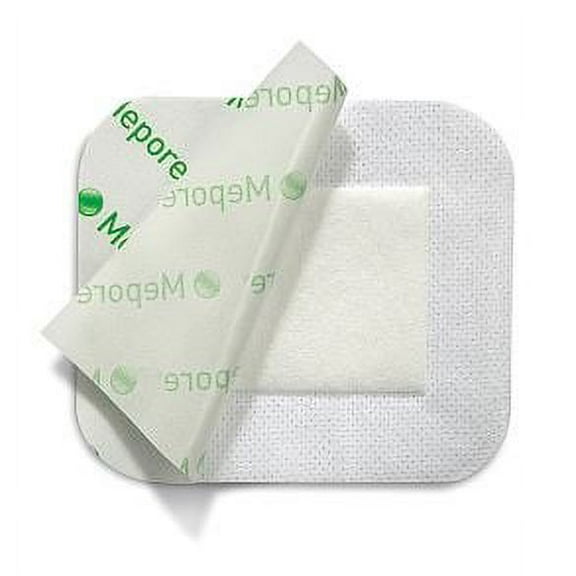 Molnlycke Mepore Adhesive Dressing - 670900CS - 3.6" x 4", 400 Each / Case