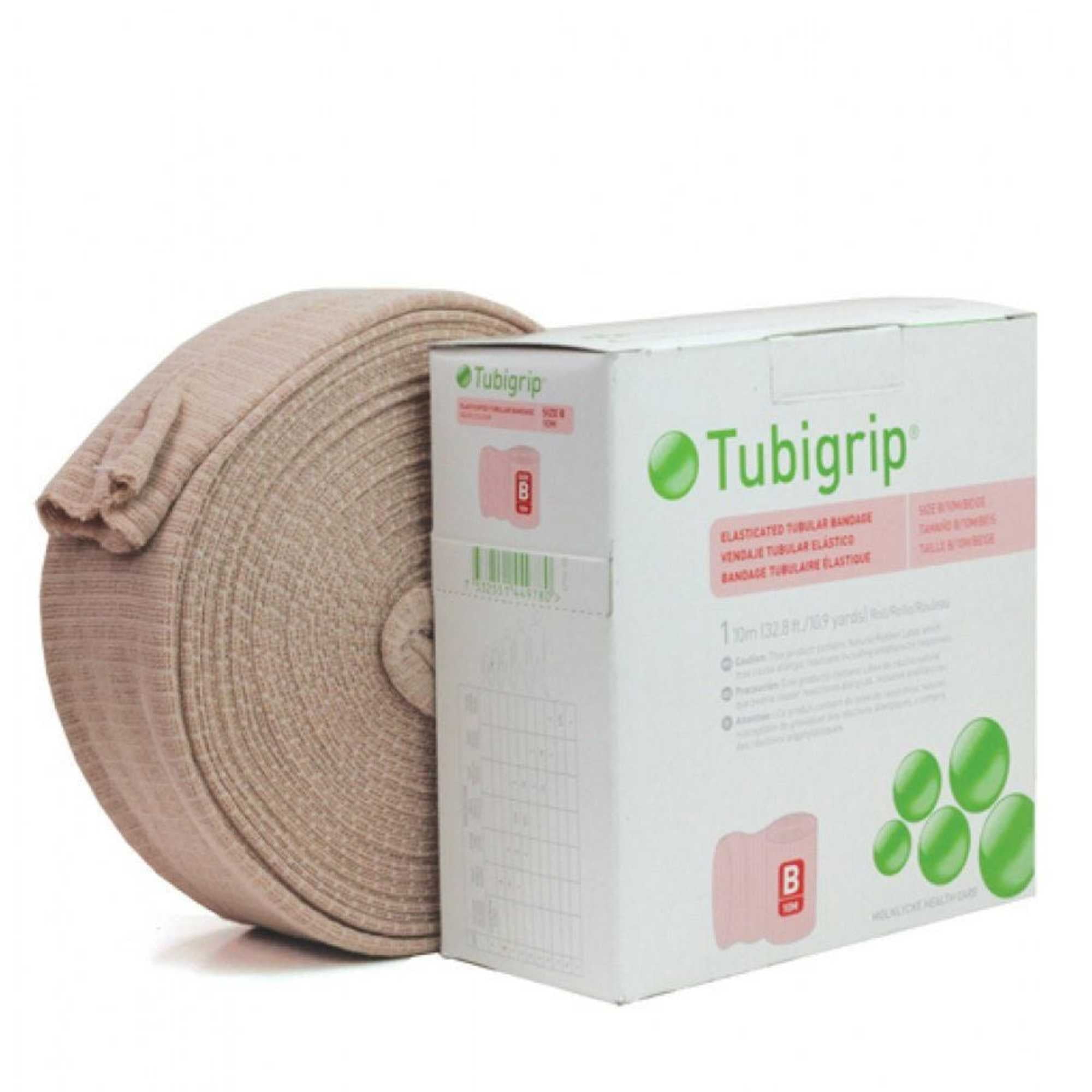 Molnlycke Tubigrip Elastic Support Bandage, Size D, Reusable, 10Yds