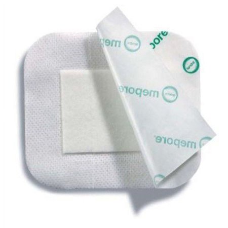 Molnycke Mepore Self-Adhesive Absorbent Island Dressing 3.6'' x 4'', 4 Boxes of 50
