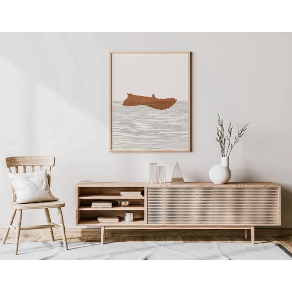 Molokai Hawaii Wall Art Print, Boho Island Travel Decor
