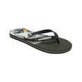 thumbnail image 1 of Molokai Jungle Swell Flip Flops [Black/White/Black], 1 of 3