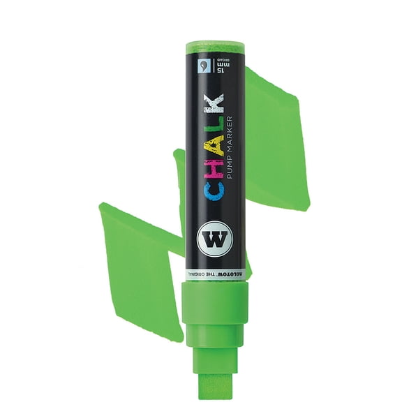 Molotow Chalk Marker - Neon Green, 15 mm