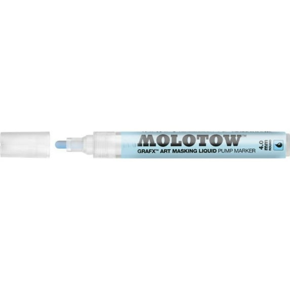 Molotow Masking Fluid Refillable Marker -4mm Round Nib