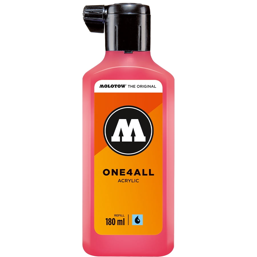 Molotow® ONE4ALL™ Acrylic Paint Marker Refill, Antistatik Ne, 180mL Bottle