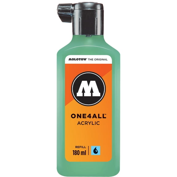 Molotow® ONE4ALL™ Acrylic Paint Marker Refill, Calypso Middle, 180mL Bottle