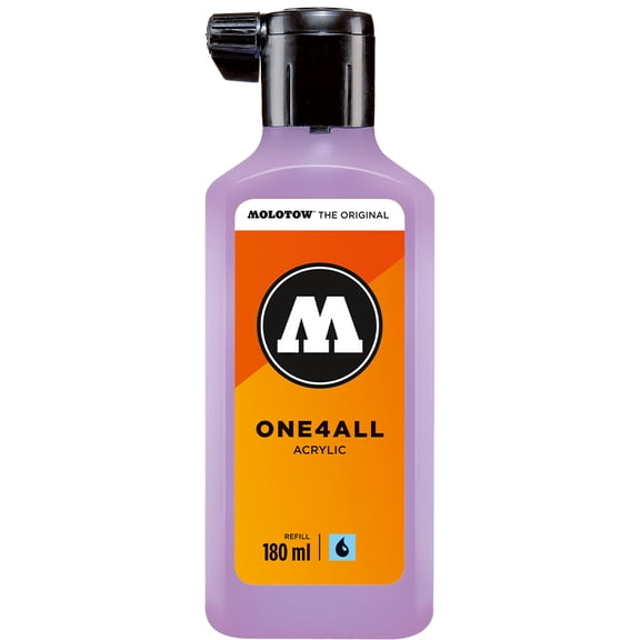 Molotow® ONE4ALL™ Acrylic Paint Marker Refill, Lavender, 180mL Bottle