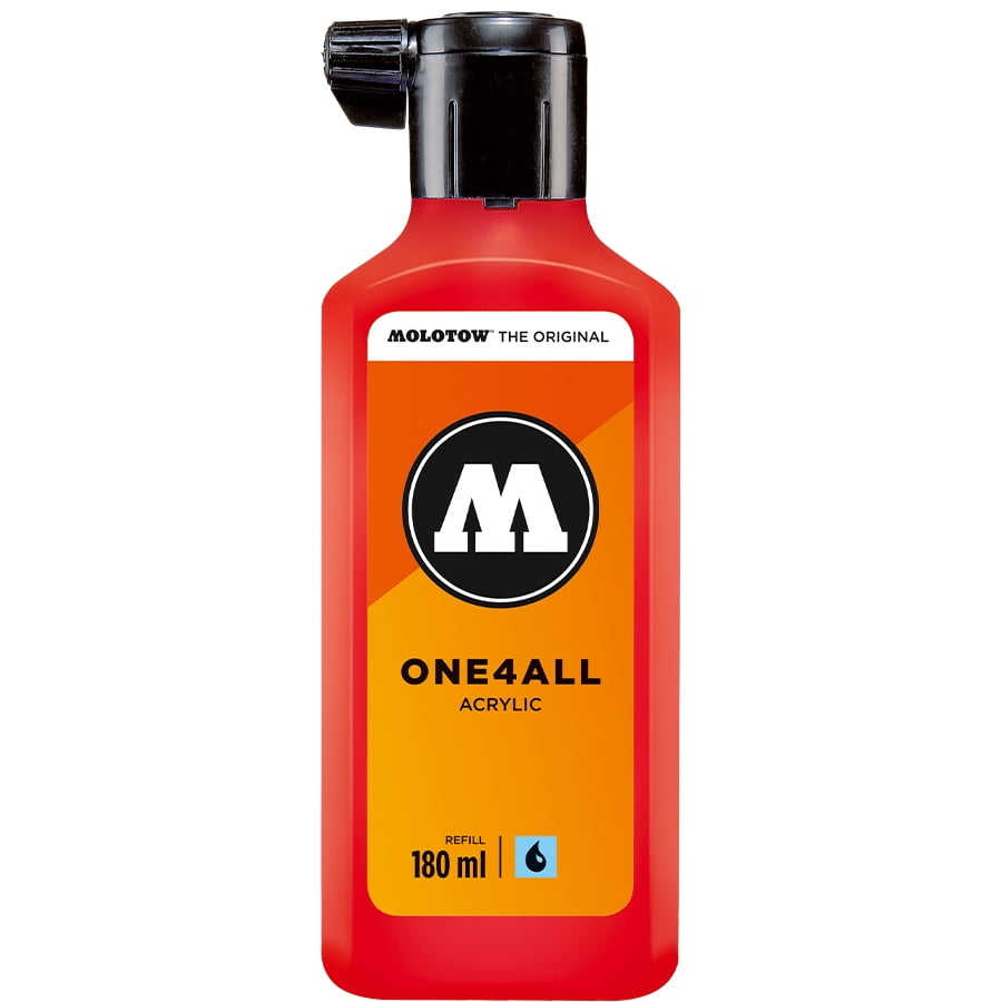 Molotow® ONE4ALL™ Acrylic Paint Marker Refill, Mad C Cherry, 180mL Bottle