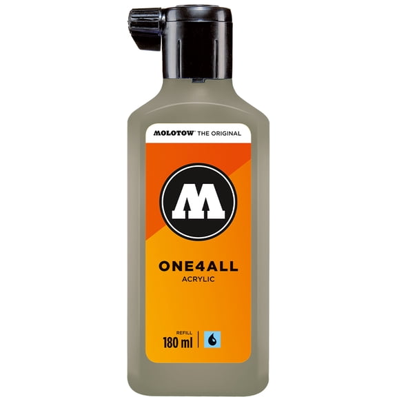 Molotow® ONE4ALL™ Acrylic Paint Marker Refill, Mustard Yellow, 180mL Bottle