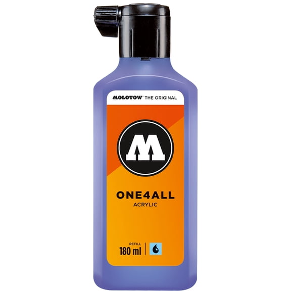 Molotow® ONE4ALL™ Acrylic Paint Marker Refill, Viola, 180mL Bottle