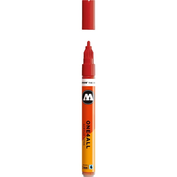 Molotow® ONE4ALL™ Pump Marker - Red Color Family, Raspberry Red 251, 2mm