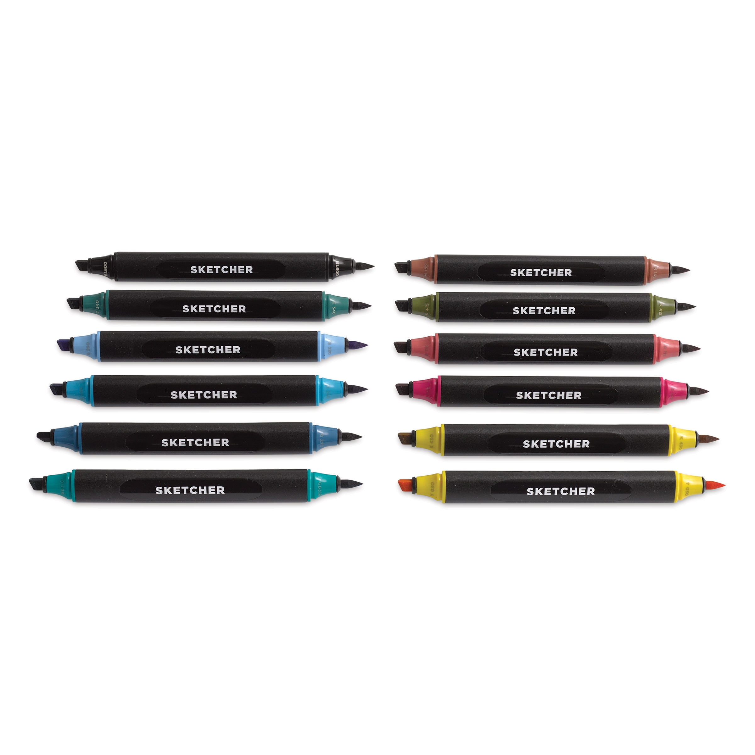 Molotow Sketcher Twin Graphic Markers - Main Kit 3, Set of 12 - Walmart.com