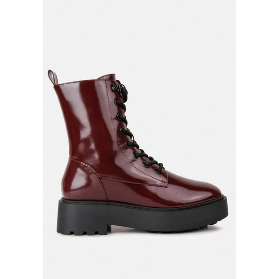 Molsh Faux Leather Ankle Biker Boots