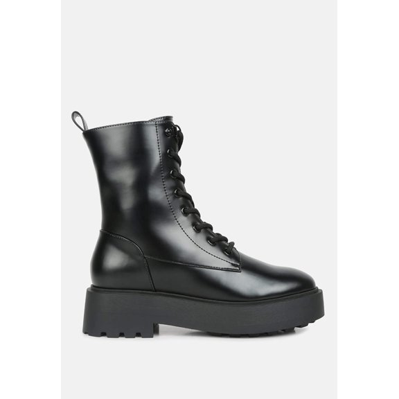 Molsh Faux Leather Ankle Biker Boots