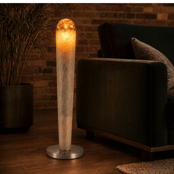 Molten Glow Floor Lamp Light, Bedroom Floor Lamp with Remote, Modern Floor Lamps, Simulated Hot Ember Glow Soft LED Accent Light for Bedroom Living Room Corner Gifts for Friend