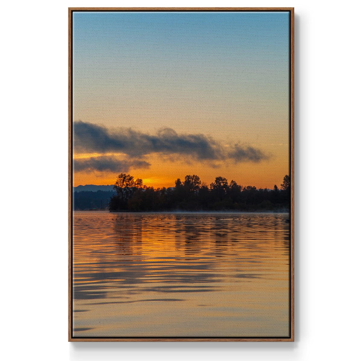 Molten Gold Framed Premium Gallery Wrapped Canvas - Ready to Hang