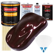 Molten Red Metallic Gallon URETHANE BASECOAT CLEARCOAT Car Paint FAST Kit
