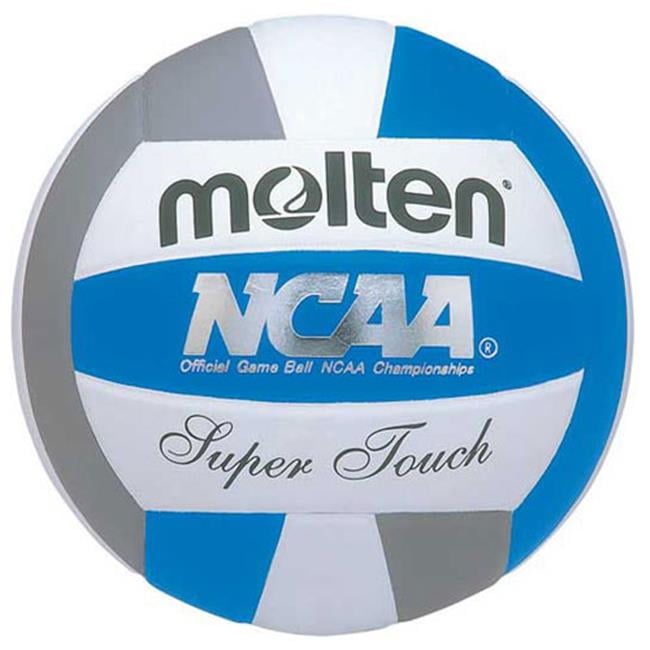 Molten Super Touch Blue and White Leather Volleyball
