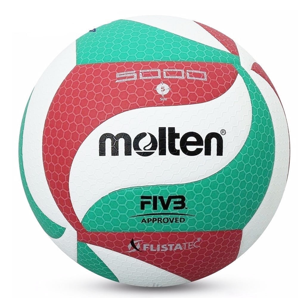 Molten Volleyball Ball V5M5000 Soft Touch PU Leather Competition Training Size 5