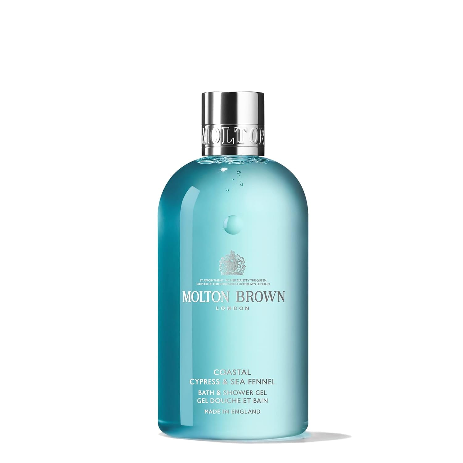 Coastal Cypress and Sea Fennel Bath and Shower Gel by Molton Brown for Men - 10 oz Shower Gel