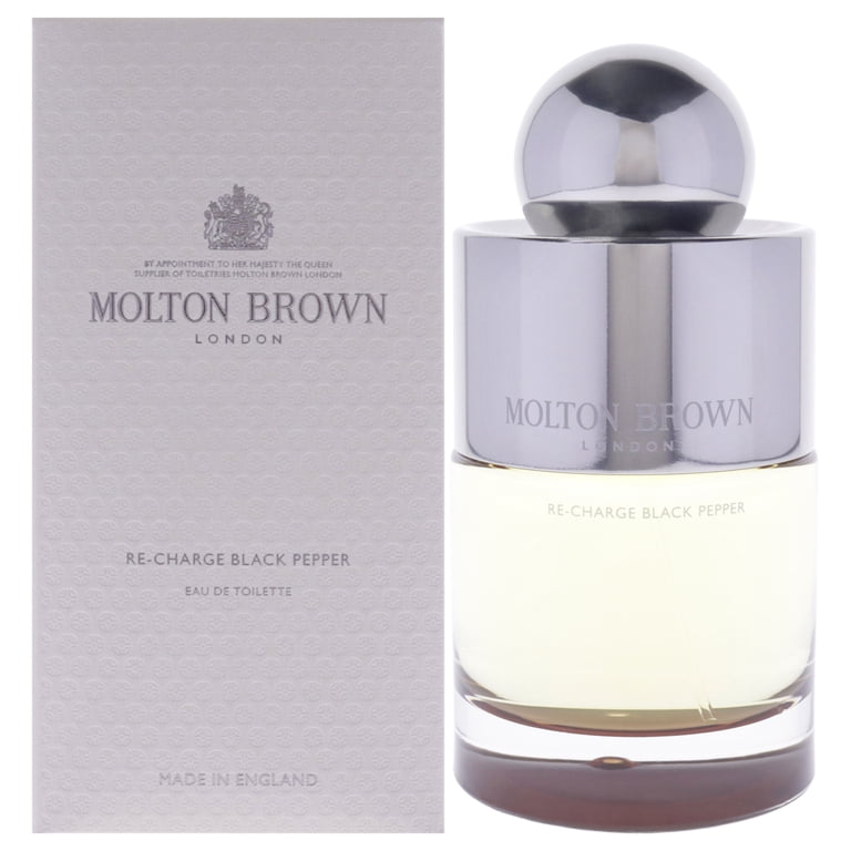 Molton Brown Re-Charge Black Pepper Cologne, 3.4 oz EDT Spray with 